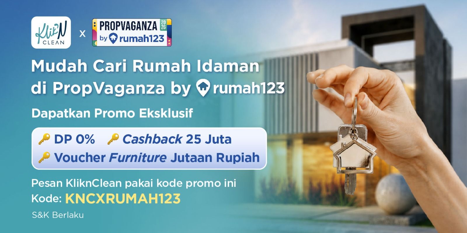 Rumah Idaman Jadi Lebih Nyaman! Diskon hingga 100rb!