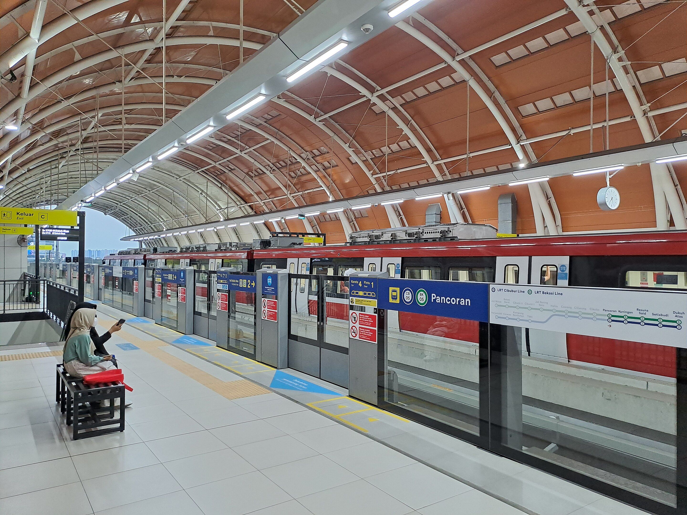 Stasiun LRT Pancoran Bank BJB