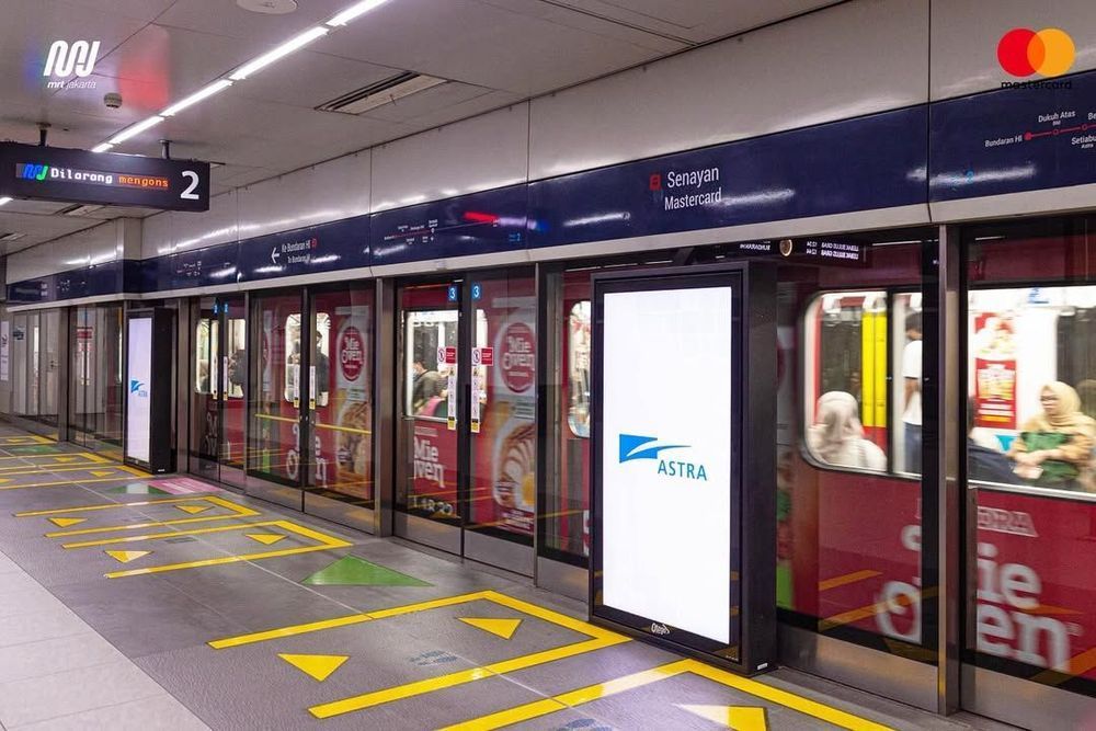 Stasiun MRT Senayan Mastercard